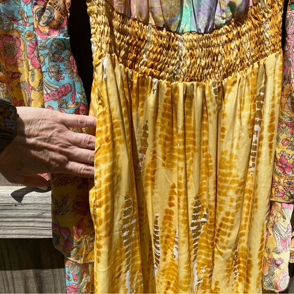 Earthbound Floral Multicolor Maxi Dress - Picture 4 of 8